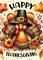 Thanksgiving Diamond Art Kits for Adults Beginners, DIY 5D Full Round Drill Diamond Painting Kits Turkey, Paint by Diamonds Dot Gem Art Crystal Flower Easy,Home Wall Decor 12 X 16 Inch